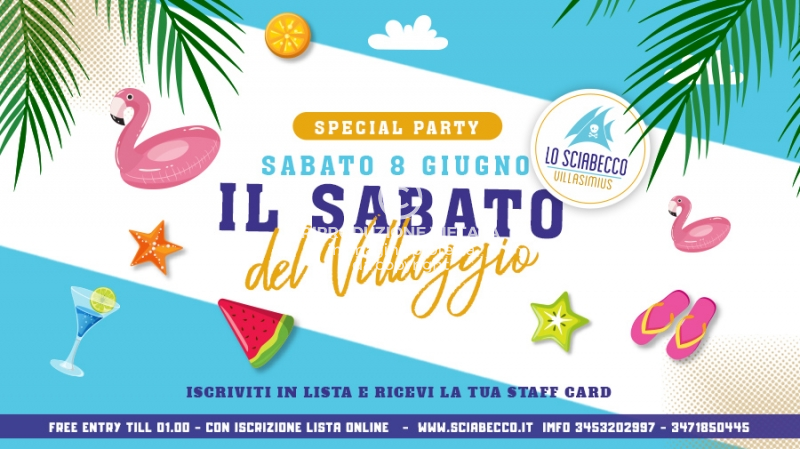 Img Web Il Sabato Del Villaggio 8 Giugno 2019 Sciabecco Villasimius