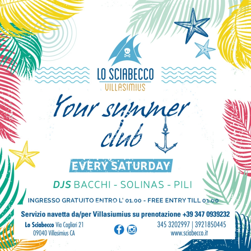 Img Web Il Sabato Sciabecco Your Summer Club Villasimius