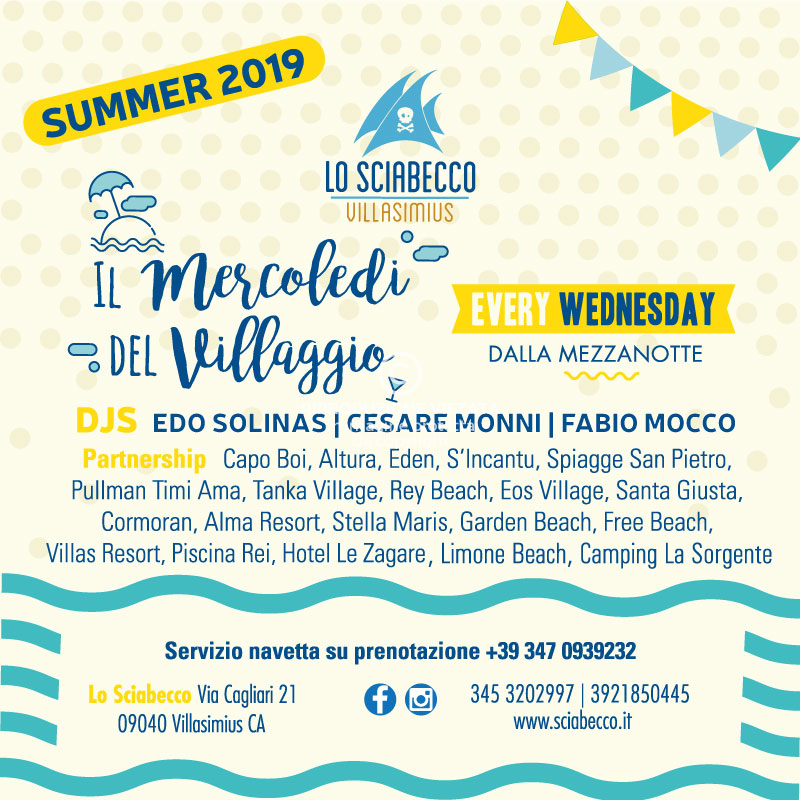 Img Web Mercoledi Del Villaggio Estate 2019 Sciabecco Villasimius